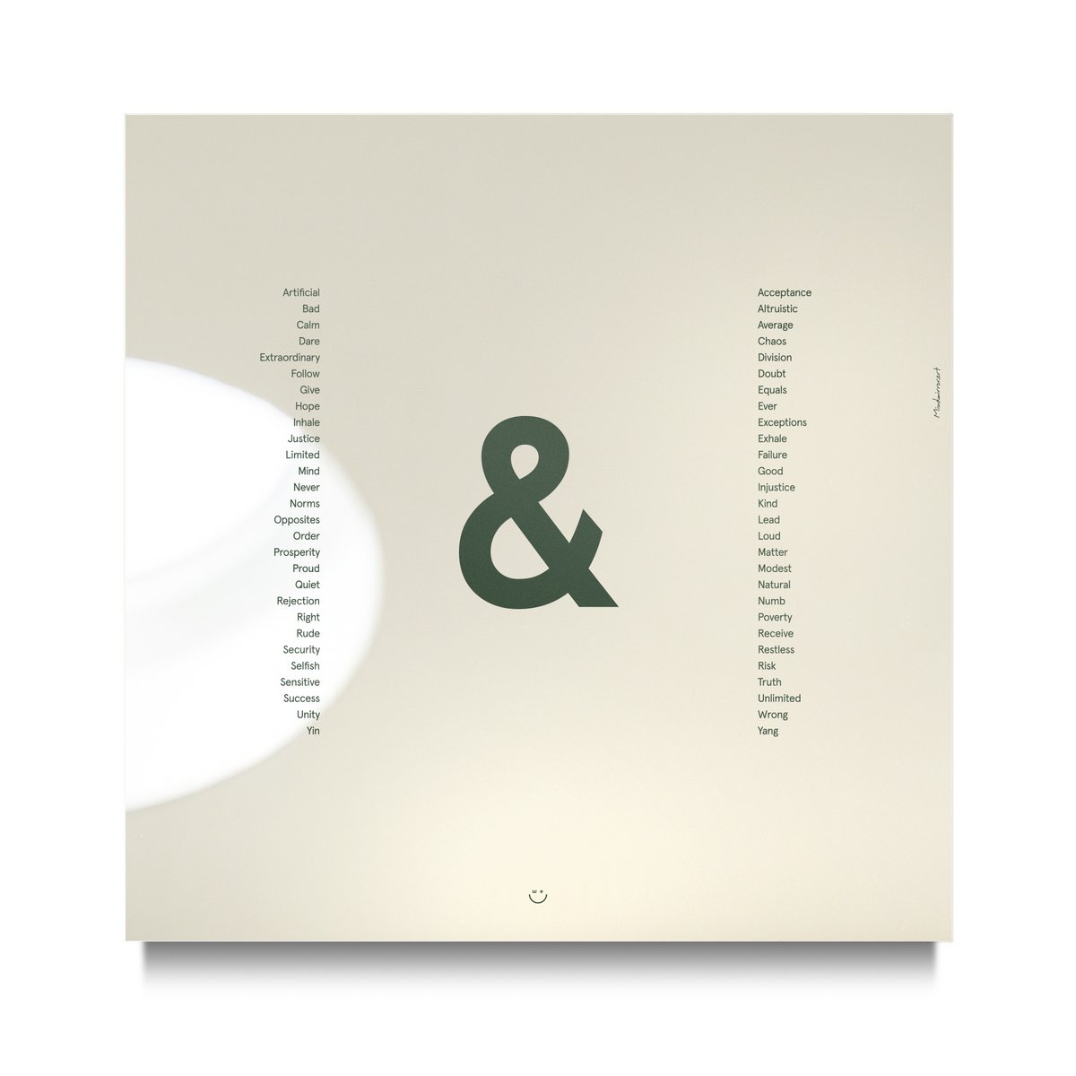 50 x 50 cm + Wall Mount