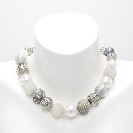 Collar Stephisimo "Bollywood", Plata Clásica