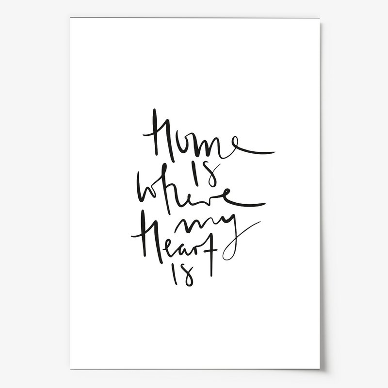 Poster: Home is where my heart is