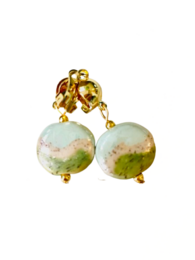 Oorbel Clip Naranja Sabor Menta Oro