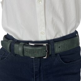 Monogramm Ledergürtel | Echtes Leder | Herren & Damengürtel | 3,5 cm | 8 Farben
