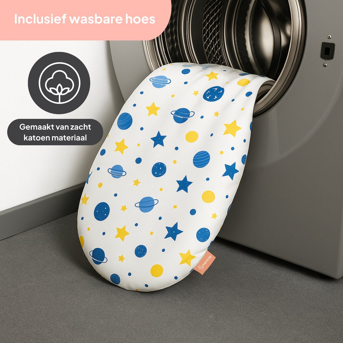 Nursing Pillow with Removable Cover – Soft Plush Material 