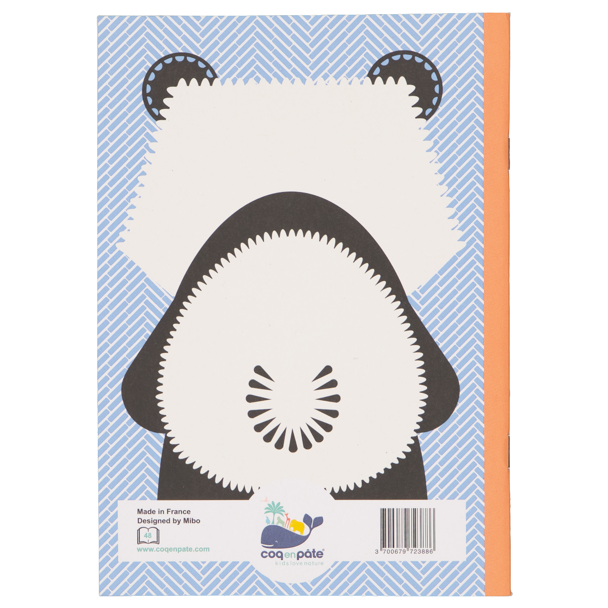 A5 notebook | Panda | Recycled paper - Made in France