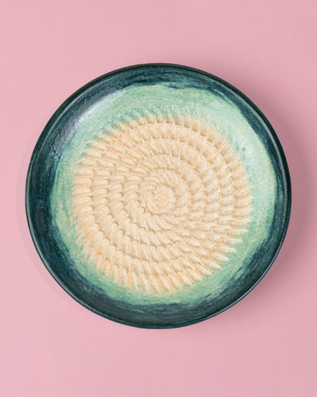 Piatto in ceramica Grattugia per aglio e formaggio PICCOLO / Breeze PICCOLO