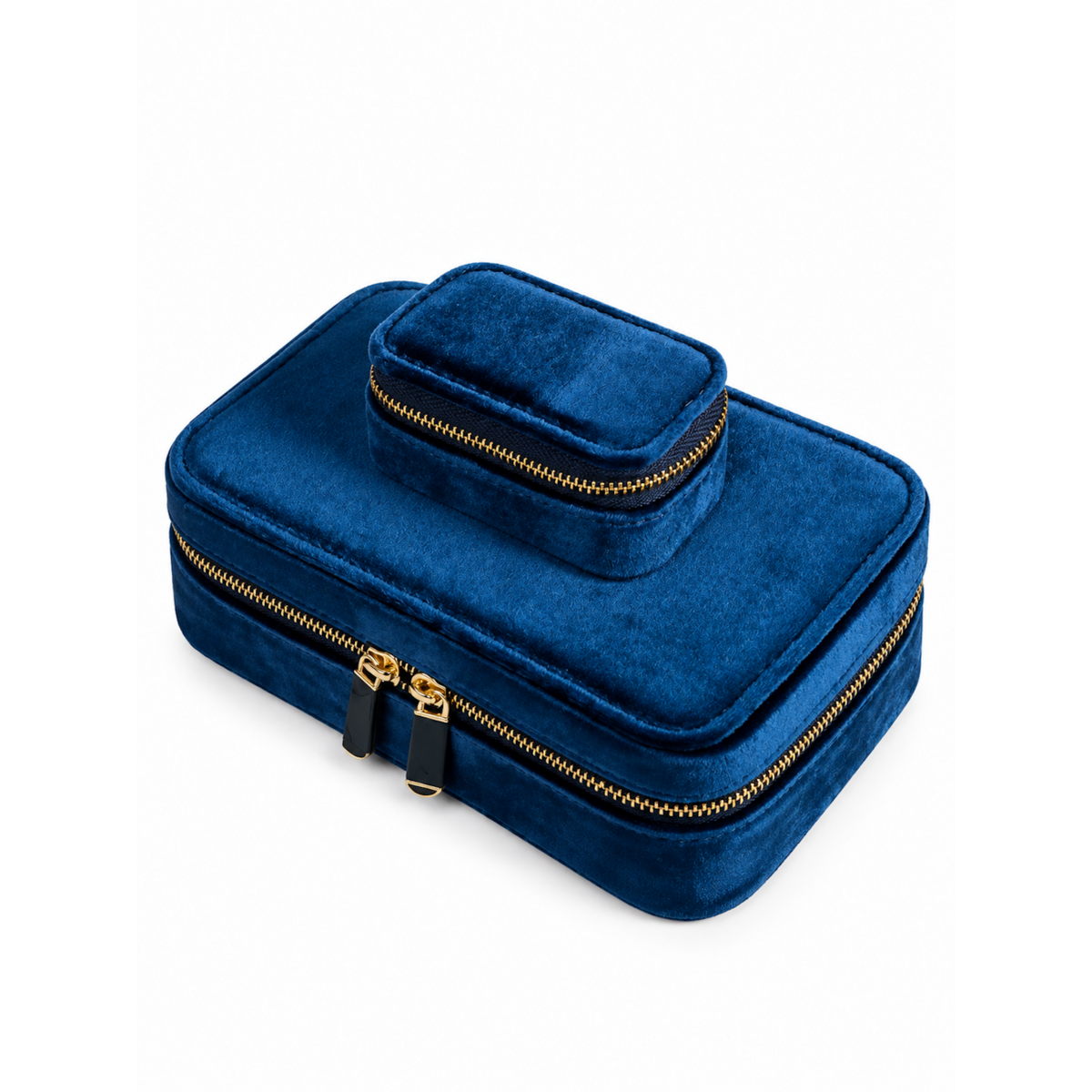 Duel Velvet sieradendoosje-Saffierblauw