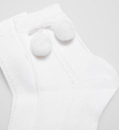 iN Control 2pack JACQUARD sokker med pomponer