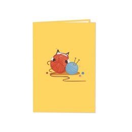 Cute cat pop-up card