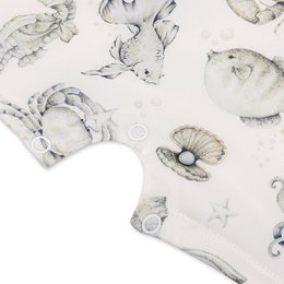 UV Swimsuit Boys - Green/White - Sea Life