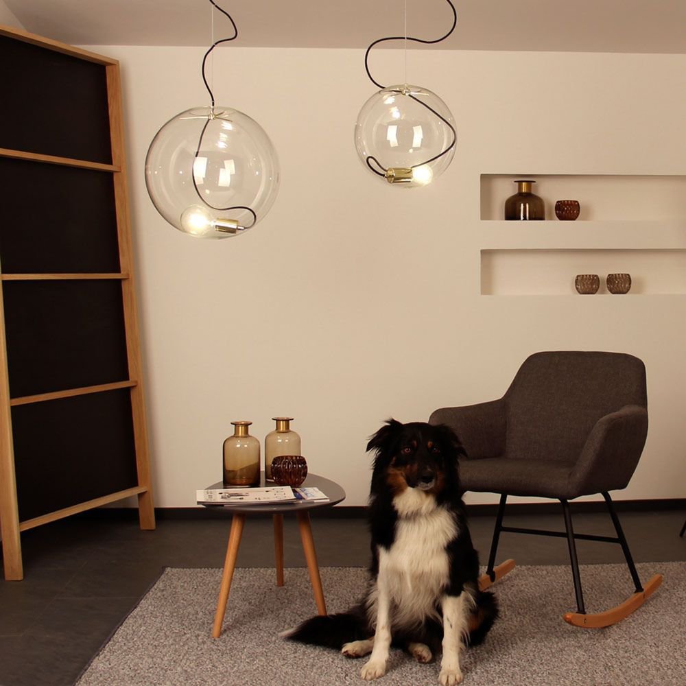 Bol hanglamp glazen bol