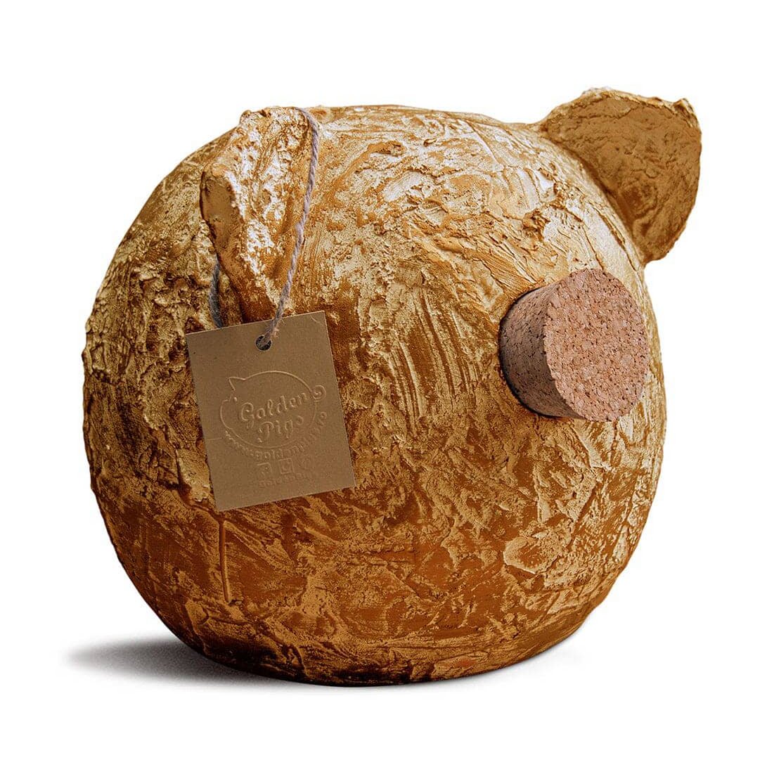 Keramik-Sparschwein - Grunge-Sammlung | Vintage Spardose Glas