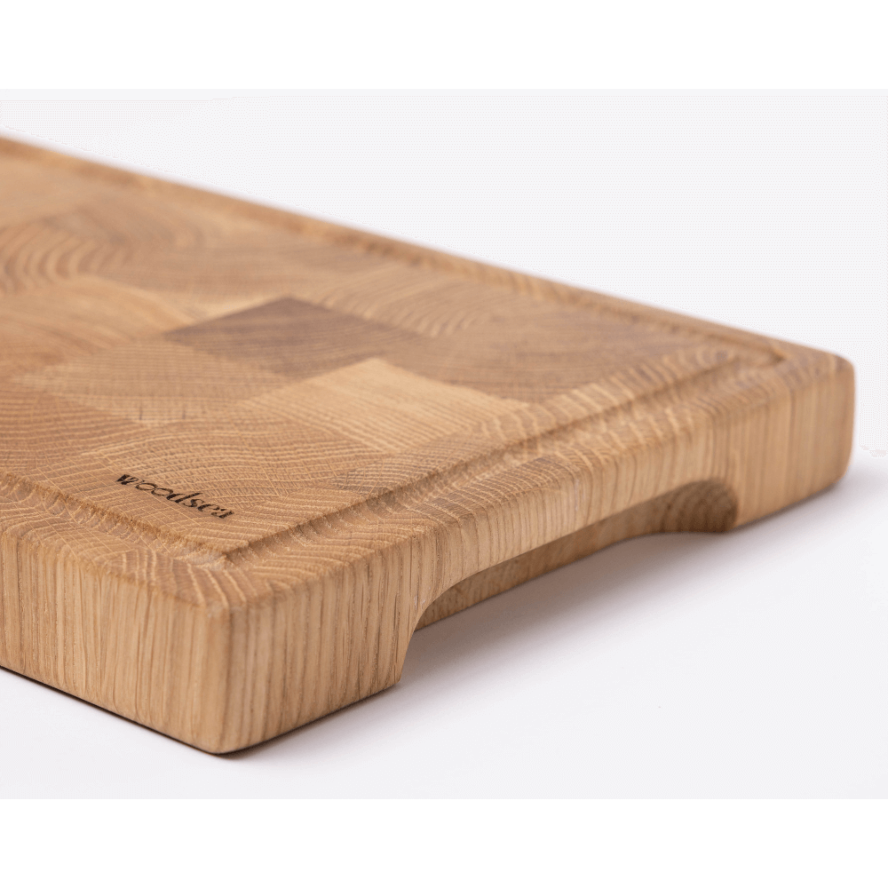 Planche à découper de bout - WOODSTONE - Rectangulaire - Chêne