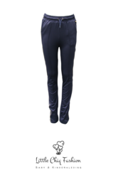 Funkle Girls Pants – Dark Blue with Gold Trim – Premium Quality