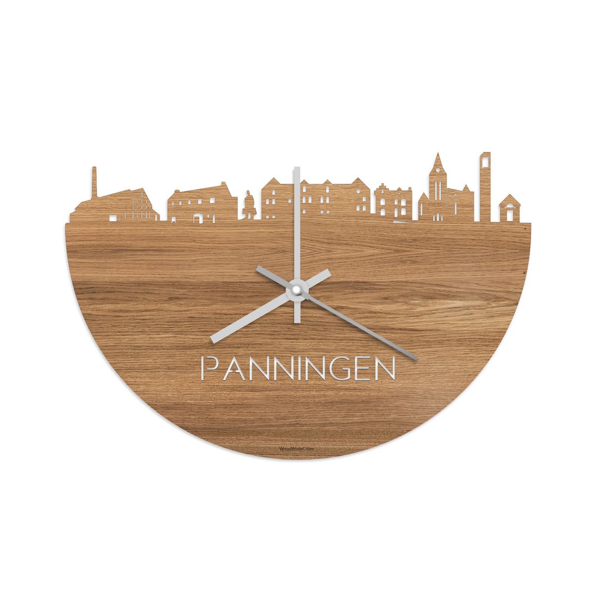 Skyline Klok Panningen Eiken
