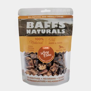 BAFFS NATURALS LAMB LUNG CUBES