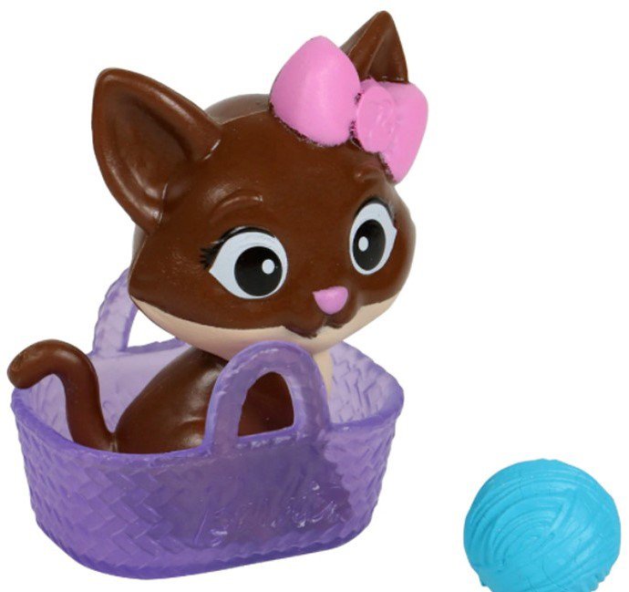 Barbie Mini-Figurines Pets 3 Assorted with accessories 8x11.5cm