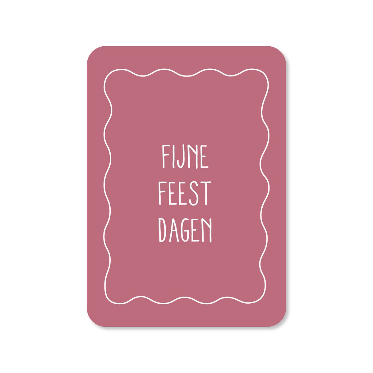 Weihnachtskarte Frohe Feiertage