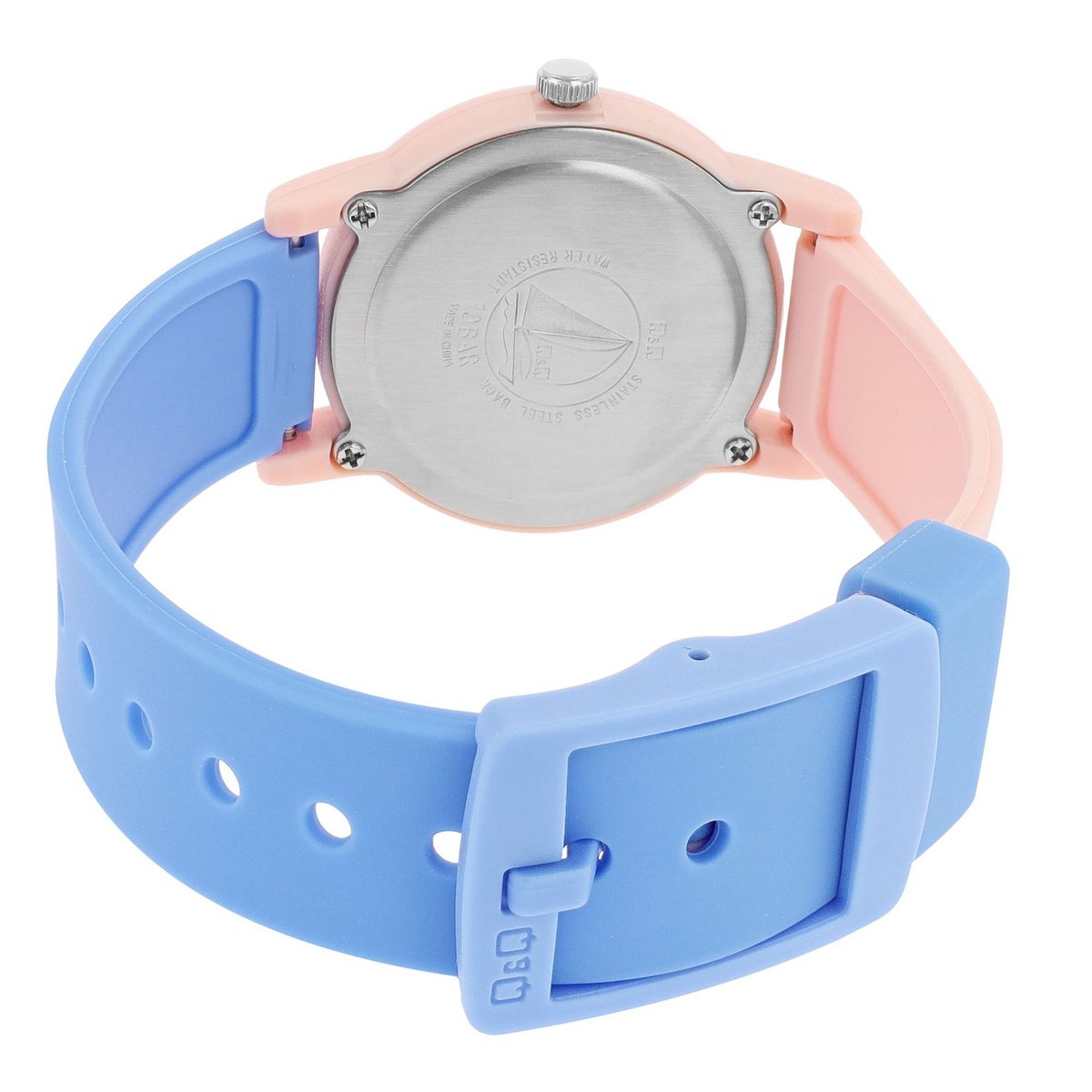 Q&Q Kinderuhr con bracciale in resina, "maritim", 10 ATM