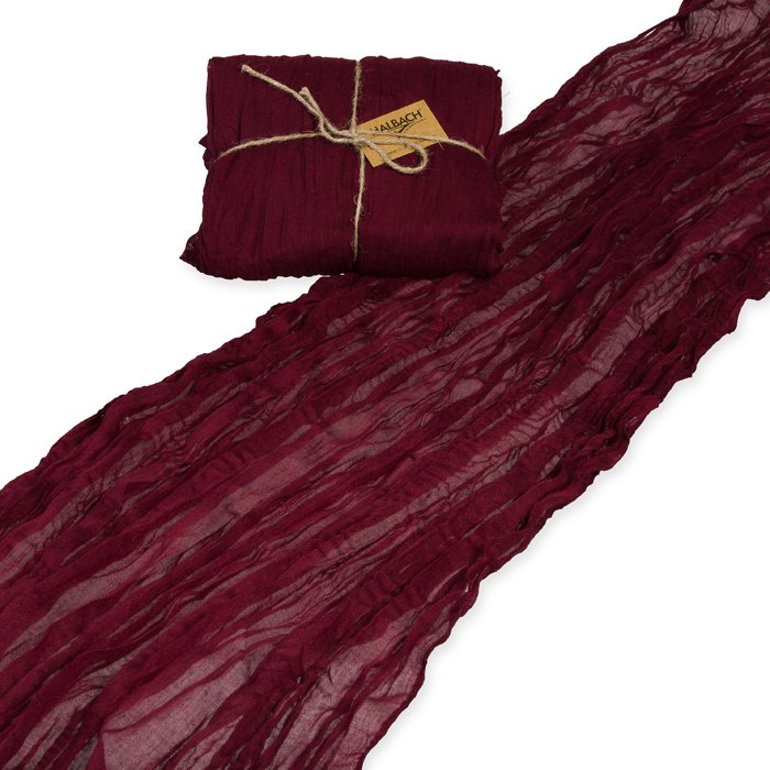 Table runner, gauze, cheesecloth, uni ca.70cm x 300cm