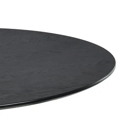 Mesa de comedor redonda de Tiana [Travertino] [80 cm]