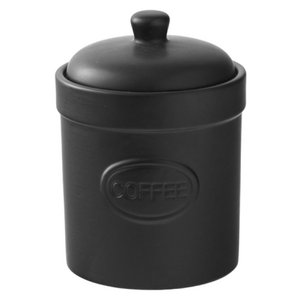 Coffee Jar Matte Black