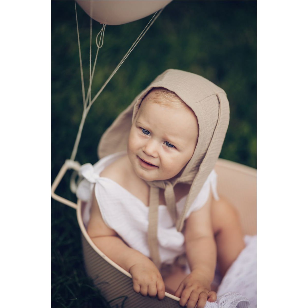 Dziecięca tunika FREYA WHITE