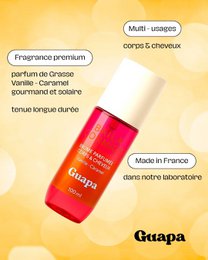 Scented body & hair mist - GUAPA - Vanilla caramel