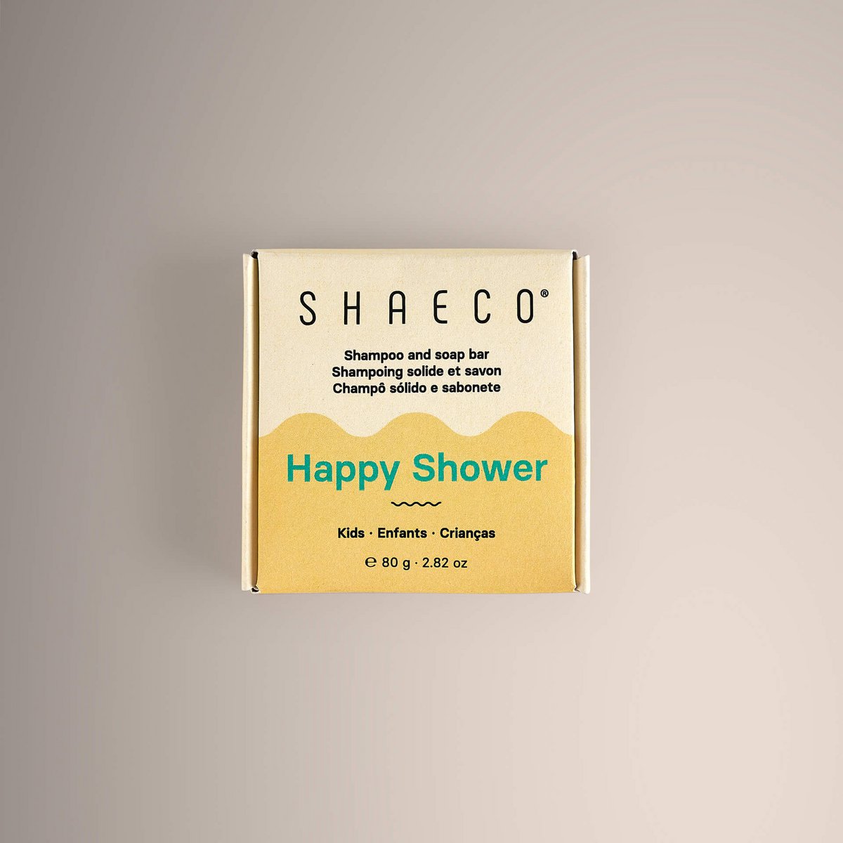 HAPPY SHOWER 2 IN 1 SHAMPOO AND SOAP BAR FOR CHILDREN  80 G 80 G  / 2.82 OZ