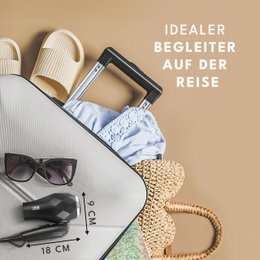 LEBENLANG travel hairdryer foldable small - dual voltage & includes travel bag with styling nozzle I travel hairdryer quiet strong I small mini hairdryer hair dryer hairdryer hairdryer travel hairdryer travel hairdryer