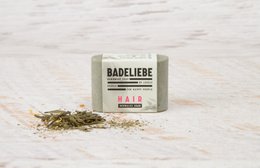 BADELIEBE HAIR - Solid shampoo for normal hair with green clay
