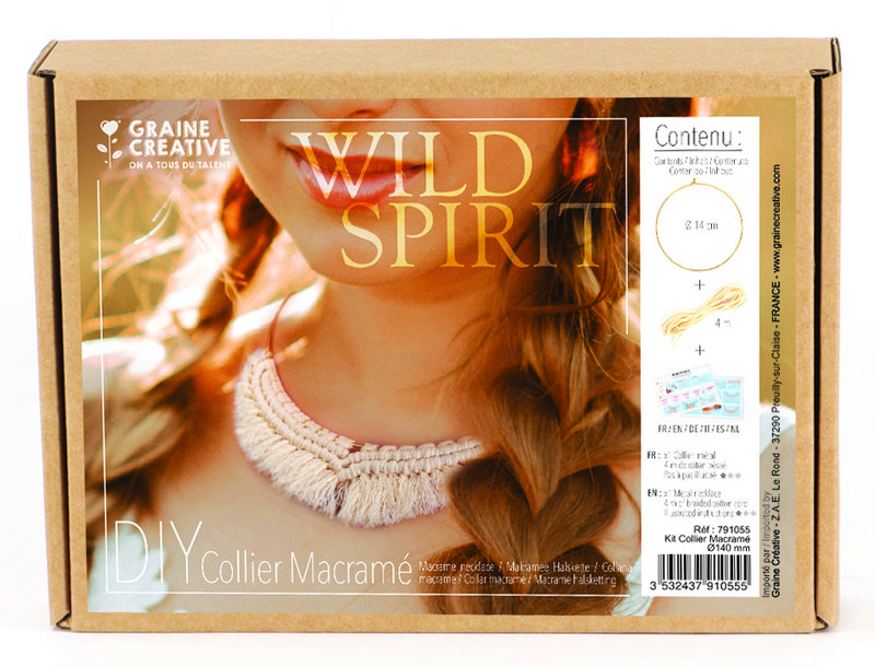 MACRAME NECKLACE KIT ¤ 140 mm