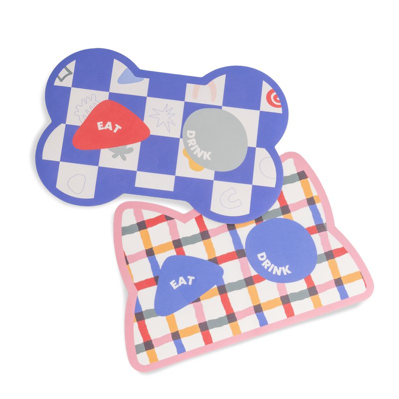 STRIPED ABSORBENT MAT FOR CAT BOWL HF