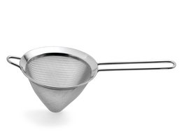 Pointed sieve made of stainless steel, mesh size 0.5 mm | Ø 18 cm