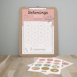 Póster de recompensa | verde | pegatinas incluidas