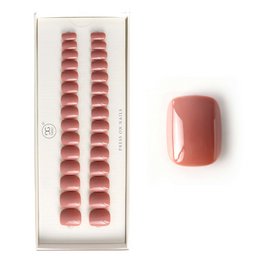 Gelzz Soft Gel Press On corto Grace Blush (S49)