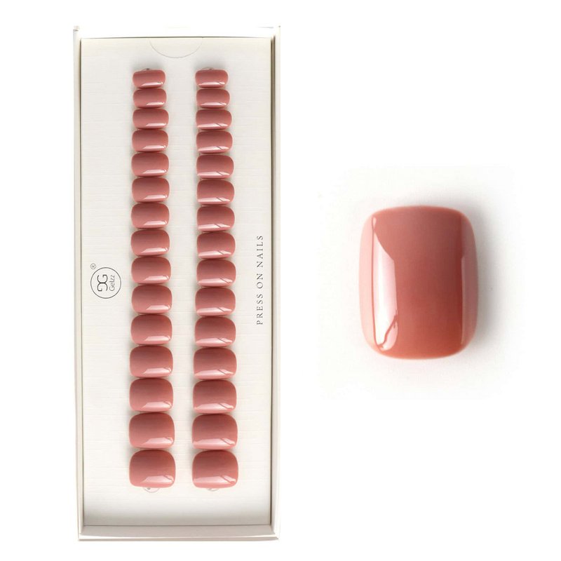 Gelzz Soft Gel Press On Short Grace Blush (S49)