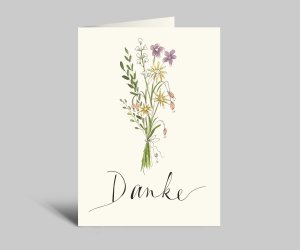 Folding card for Valentine's Day | I love you... | Big heart | Valentine's Day Card + Envelope Copy