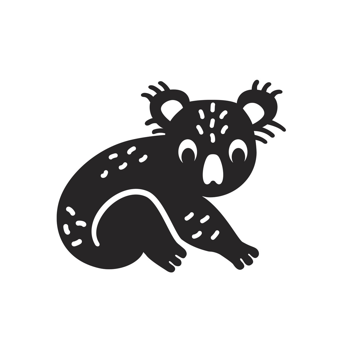 Mini tampon Koala – Parfait pour la papeterie, le scrapbooking, les journaux et les projets de bricolage – Design animal mignon pour les enfants et les amoureux de la nature