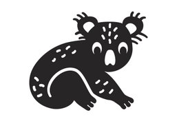 Mini Koala Stamp – Perfect for Stationery, Scrapbooking, Journals, and DIY Projects – Cute Animal Design for Kids and Nature Lovers