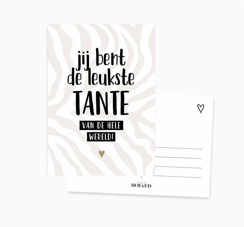 Ansichtkaart || leukste tante
