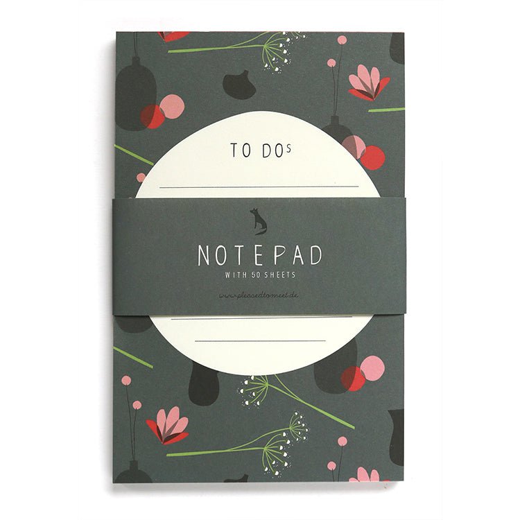Bloc-notes Pots de fleurs A6