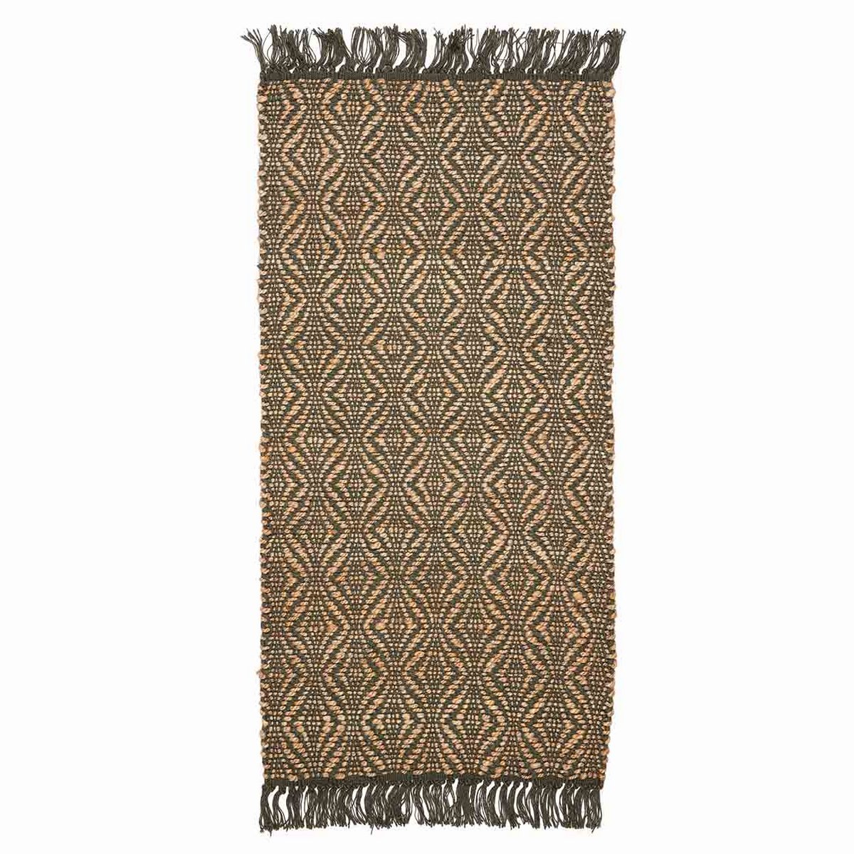 Holly, green rug 70x140 cm.