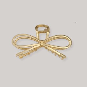 Haarclip met strik | Goud
