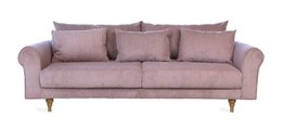 ASTRID 4-seater sofa/sofa bed Corduroy Dusty Pink removable & washable covers