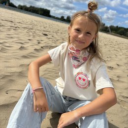 Bandana - Smileys Pink