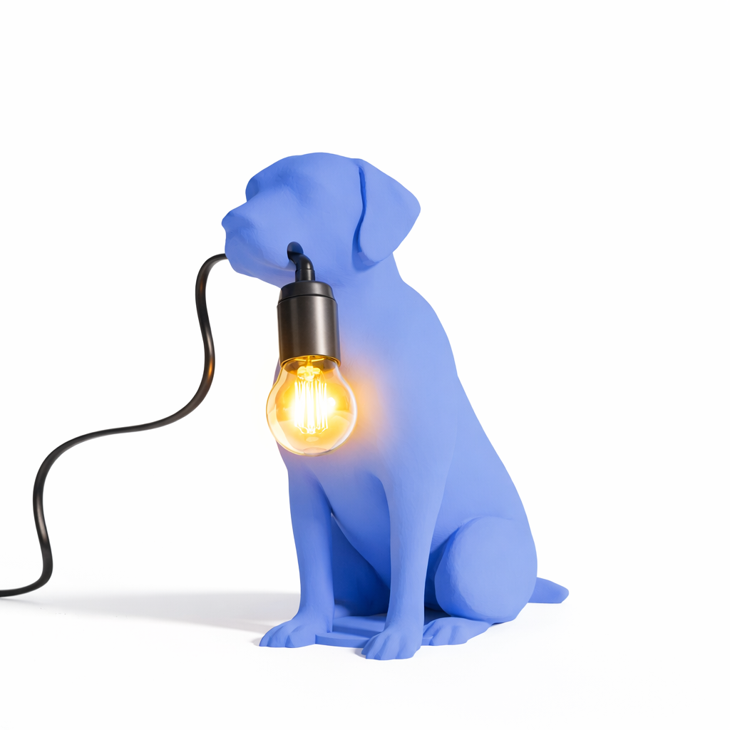Labrador retriever bordlampe