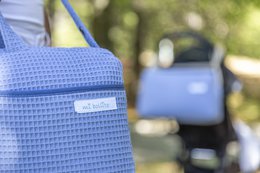 Crossbody barselstaske til barnevogn og hospital. Praktisk og elegant organisatortaske med stor kapacitet. Produkt fremstillet i Spanien.