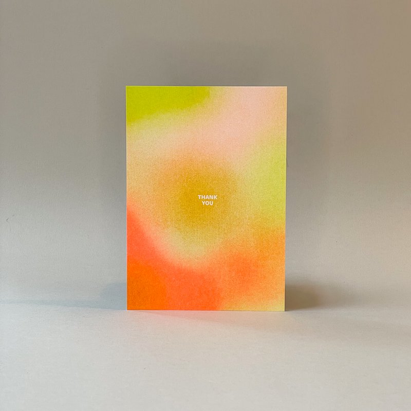 Risography Postcard - Thank you - DIN A6