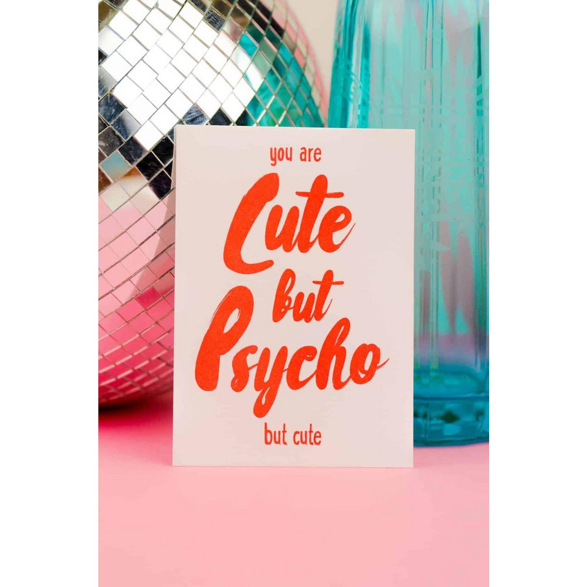 Riso print Uroczy, ale psychopatyczny, ale uroczy