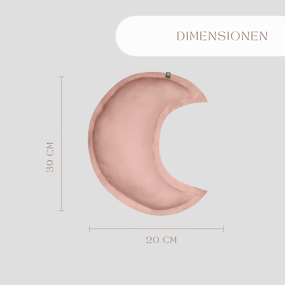Cojín de muselina "Luna"