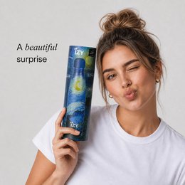 IZY Thermos Bottle Starry Night - Van Gogh 500ML To-Go Insulated Water Bottles